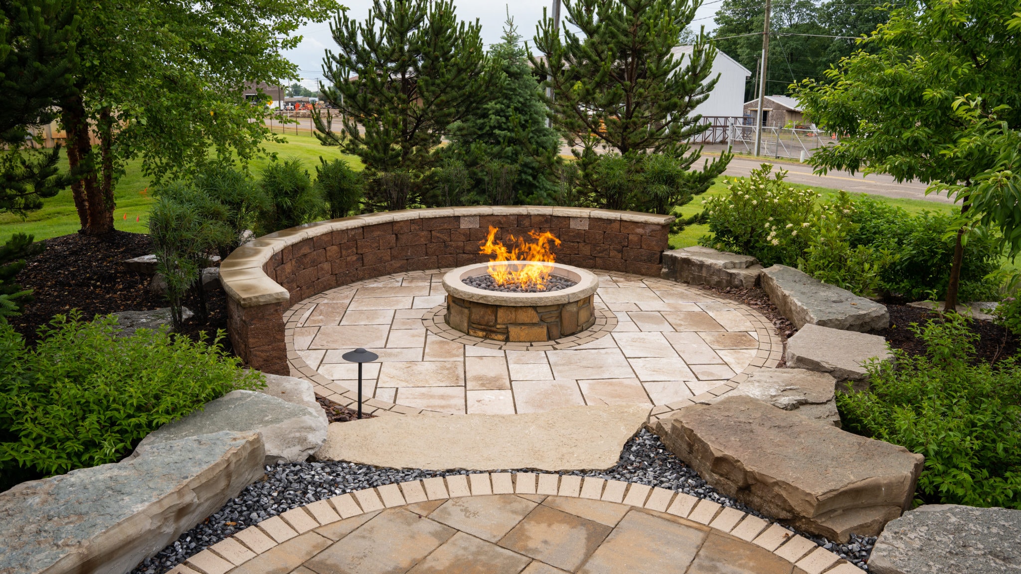 Hardscaping in North Canton project 1