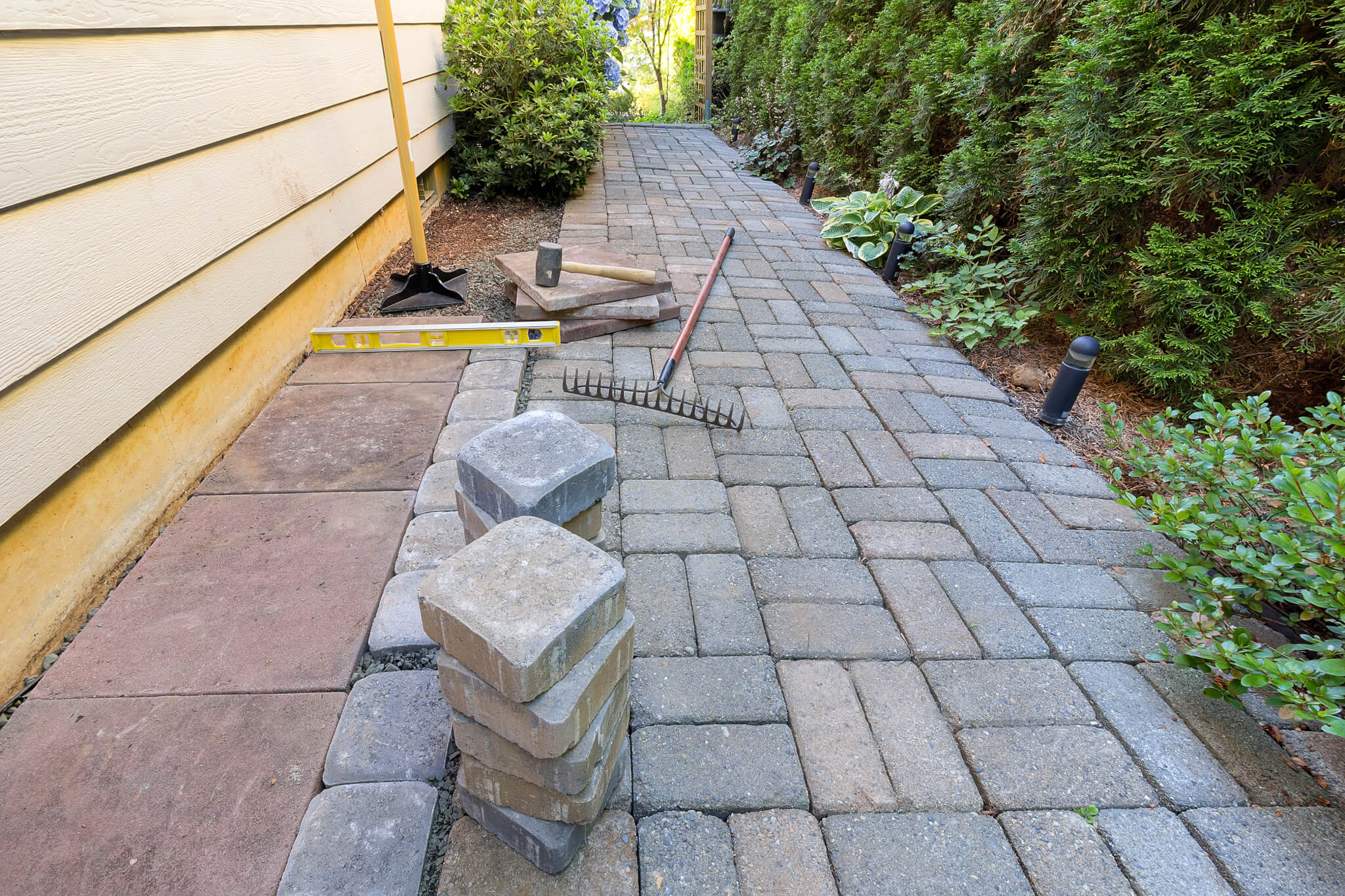Hardscaping in North Canton project 3